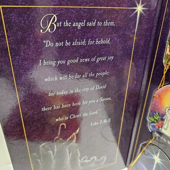Christmas Holiday Family Life Adorenament Ornaments Story Book Jesus Advent 2001 - Picture 6 of 16